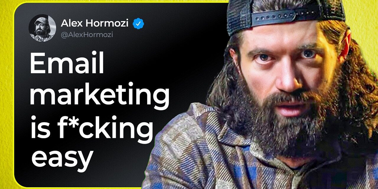 Alex Hormozi's $100M Email Marketing Strategy