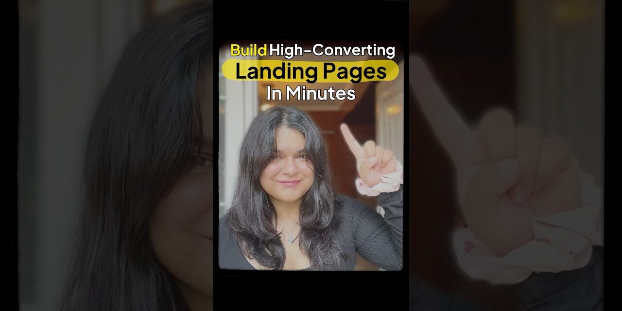 Build High-converting Landing Pages with these AI Tools! #landingpage #digitalmarketers #aitools