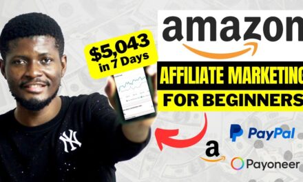 How to Start AMAZON Affiliate Marketing For BEGINNERS