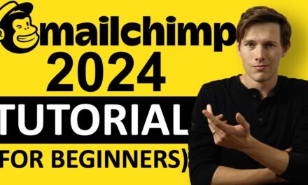 MAILCHIMP TUTORIAL 2024 (For Beginners) –  Step by Step Email Marketing Guide