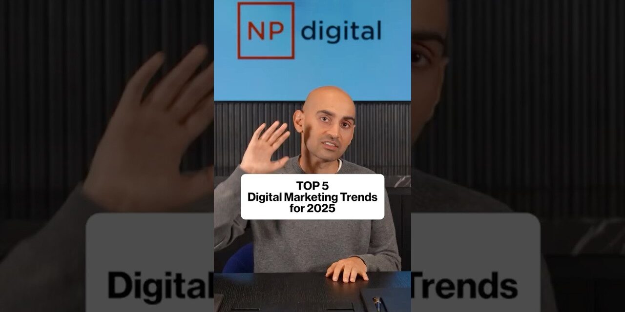 Stay ahead with the top five digital marketing trends for 2025.