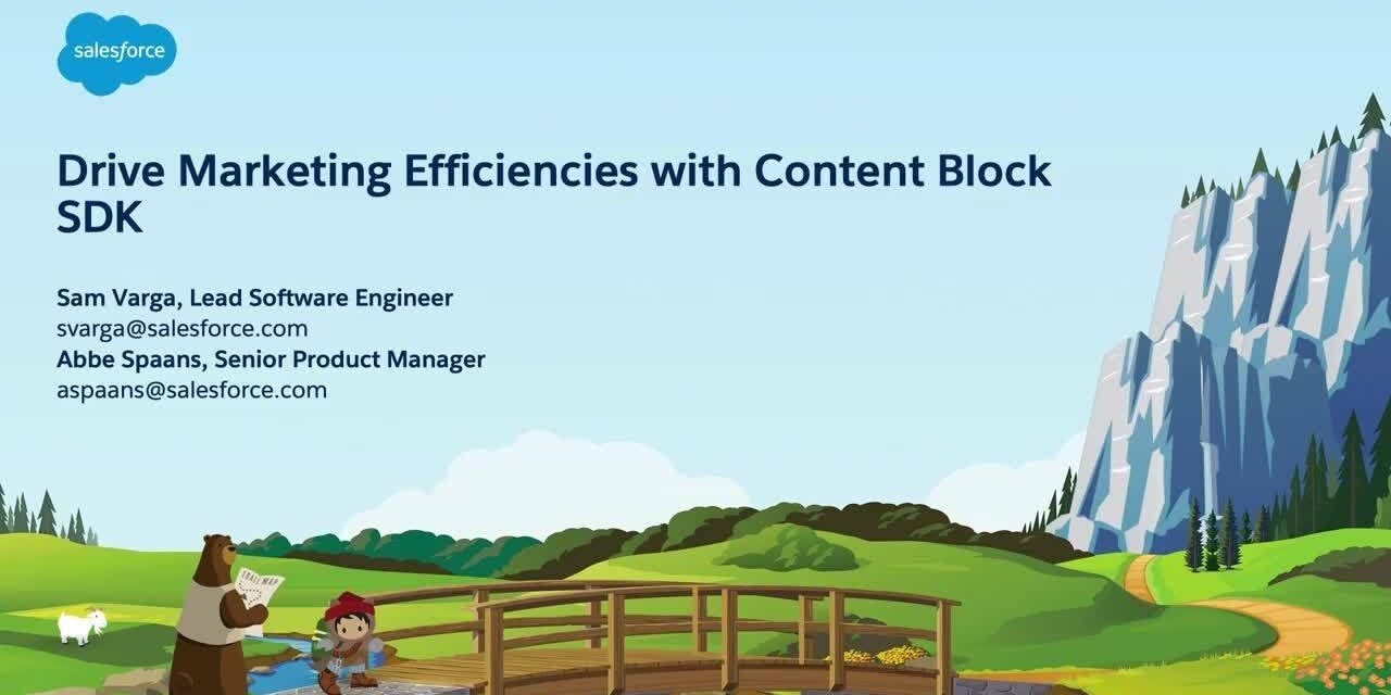 Drive Marketing Efficiencies with Content Block SDK