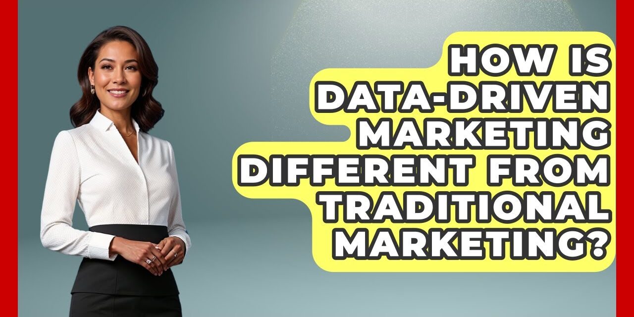 How Is Data-Driven Marketing Different From Traditional Marketing? | Modern Marketing Moves News