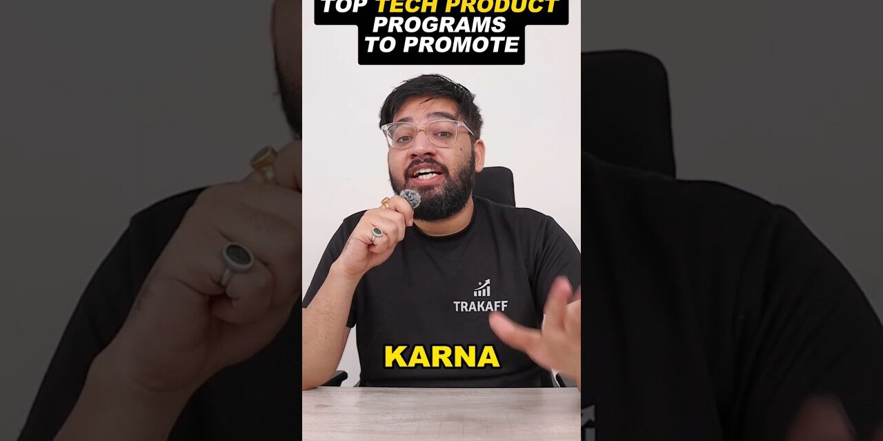 Best 5 Tech Products Affiliate Programs