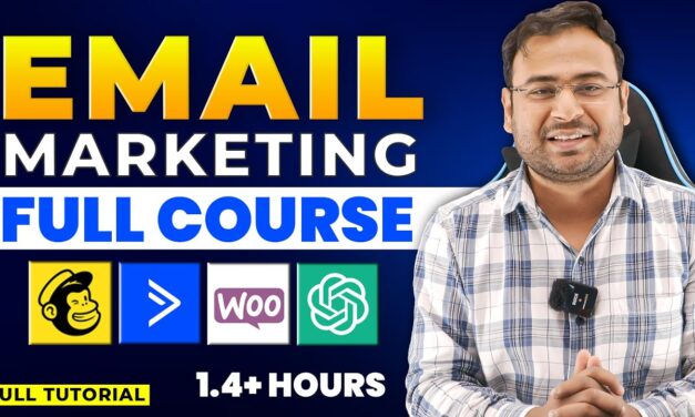 Complete Email Marketing Full Course for Beginners (Specially for Digital Marketers) | Umar Tazkeer