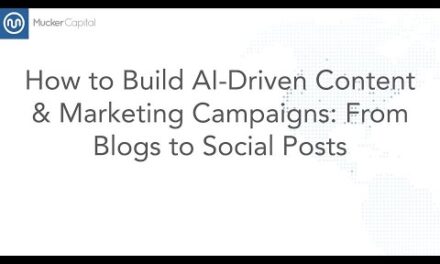 How to Build AI Driven Content & Marketing Campaigns: From Blogs to Social Posts