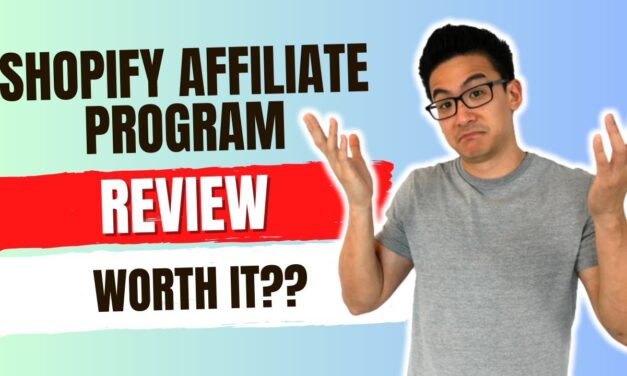 Shopify Affiliate Program Review – Is This Legit & Can You Earn Money With This? (Must Watch!)