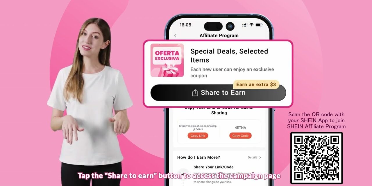 SHEIN's Affiliate Program is Now Live! Easily earn $5 and up to 20% on commissions!